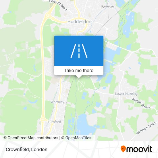 Crownfield map