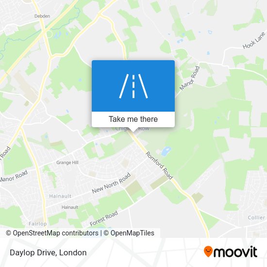 Daylop Drive map