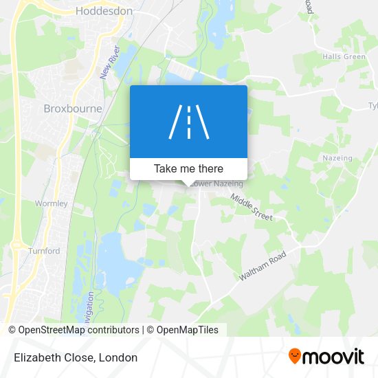 Elizabeth Close map