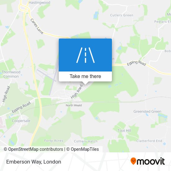 Emberson Way map