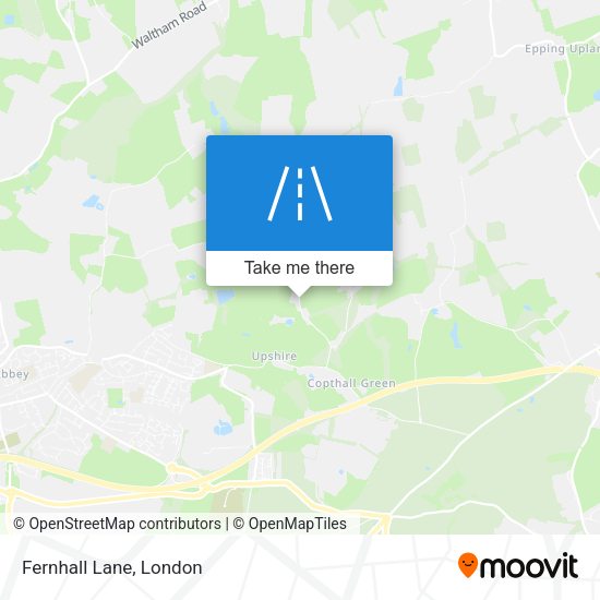 Fernhall Lane map