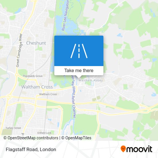 Flagstaff Road map