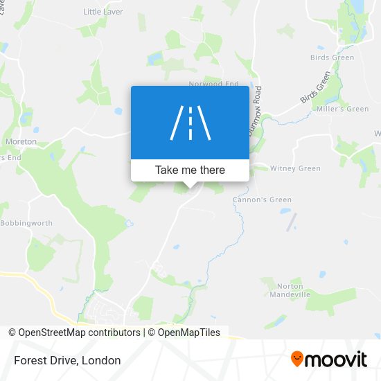 Forest Drive map