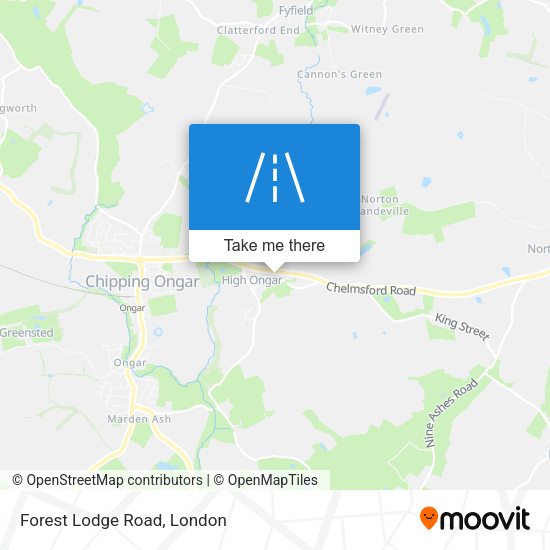 Forest Lodge Road map