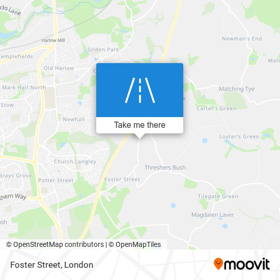 Foster Street map