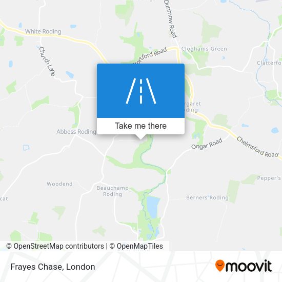 Frayes Chase map
