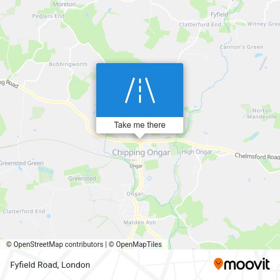Fyfield Road map