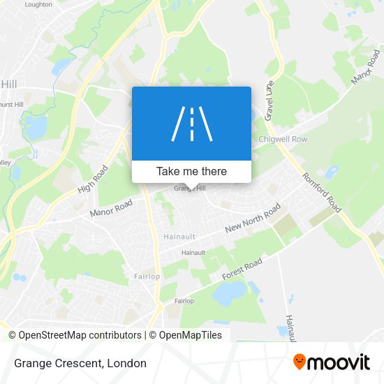 Grange Crescent map