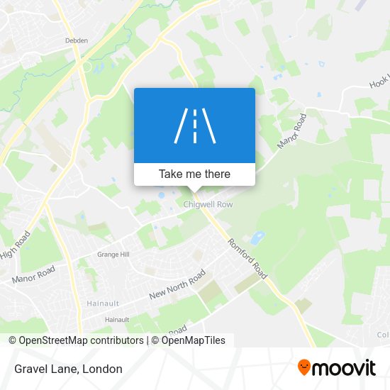 Gravel Lane map