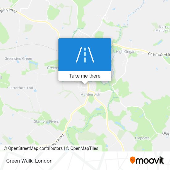 Green Walk map