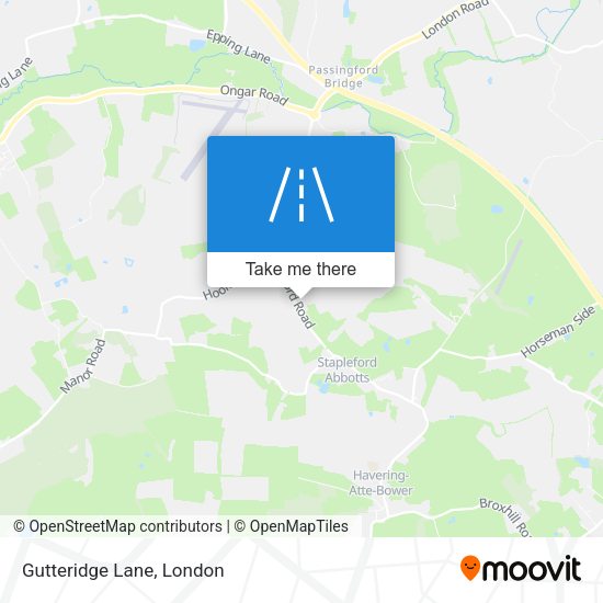 Gutteridge Lane map