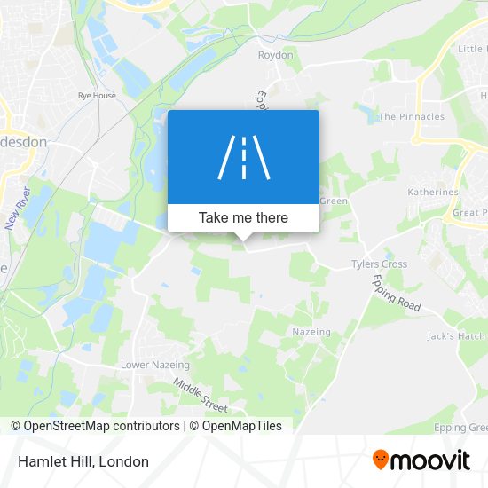 Hamlet Hill map