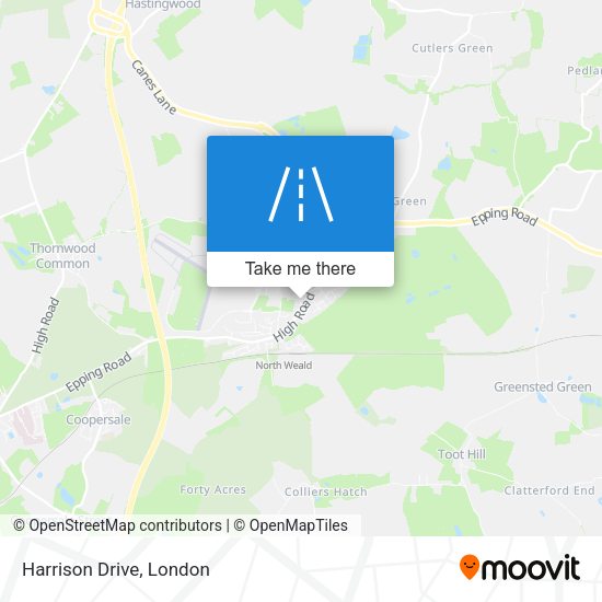 Harrison Drive map