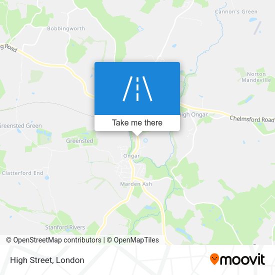 High Street map