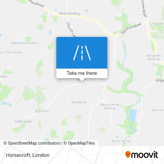Horsecroft map