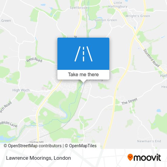 Lawrence Moorings map