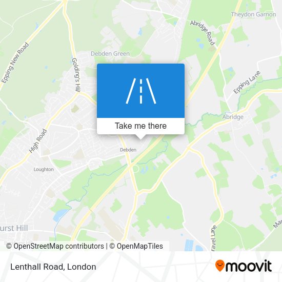 Lenthall Road map