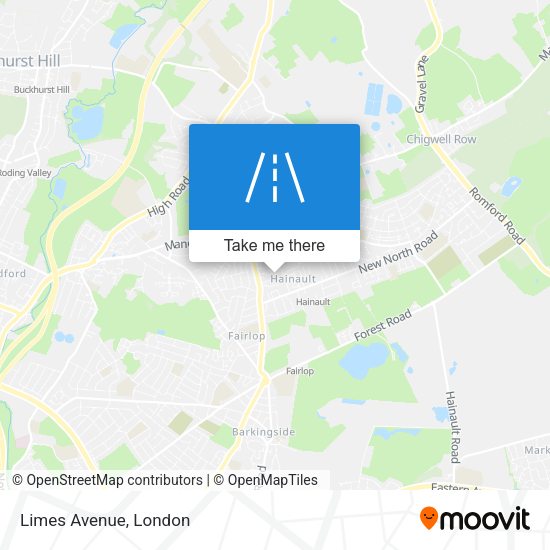 Limes Avenue map