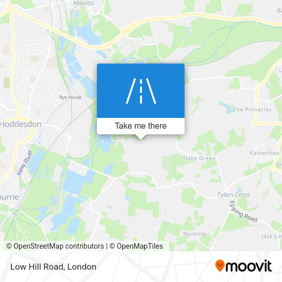 Low Hill Road map