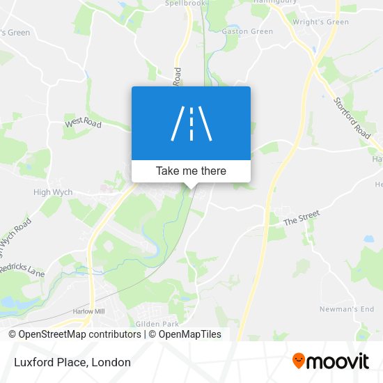 Luxford Place map