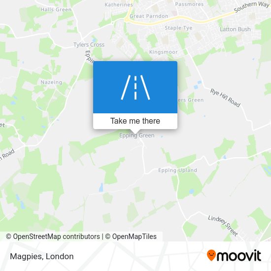 Magpies map