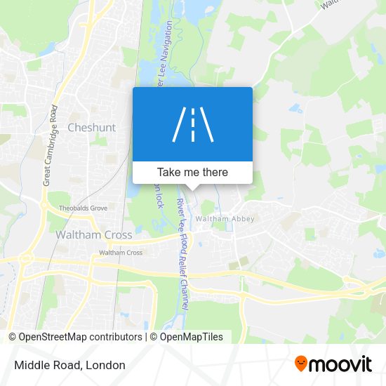 Middle Road map
