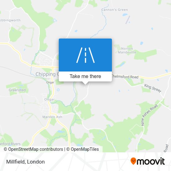 Millfield map