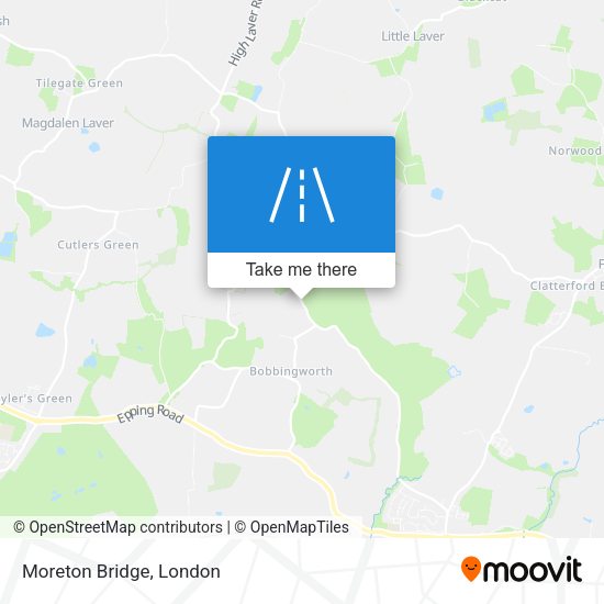 Moreton Bridge map