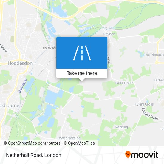 Netherhall Road map
