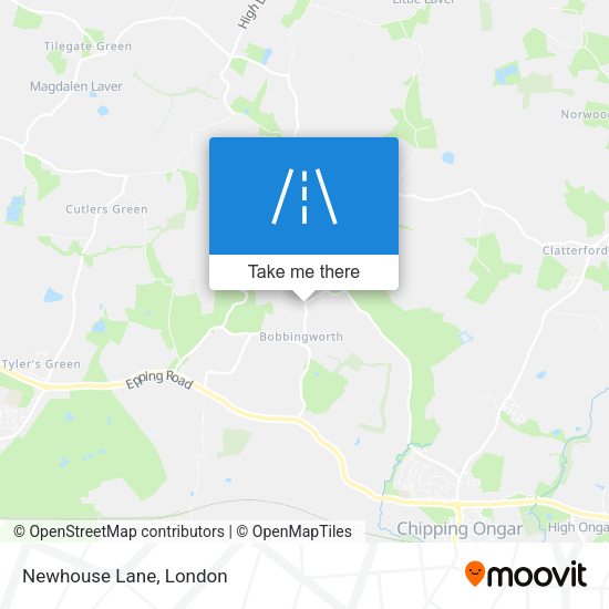 Newhouse Lane map