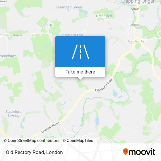Old Rectory Road map