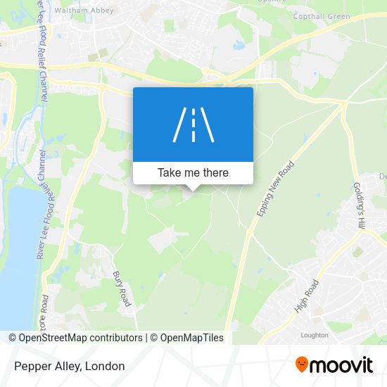 Pepper Alley map