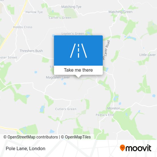 Pole Lane map