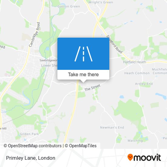 Primley Lane map