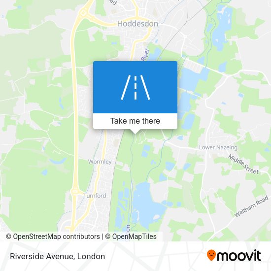 Riverside Avenue map