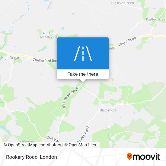 Rookery Road map