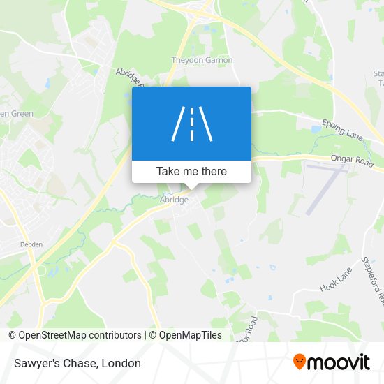 Sawyer's Chase map
