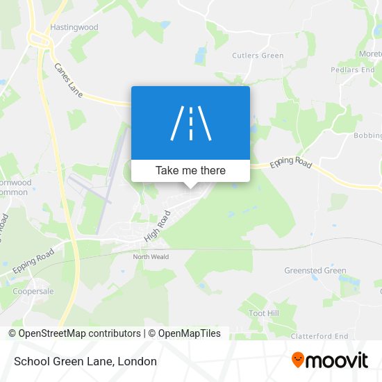 School Green Lane map