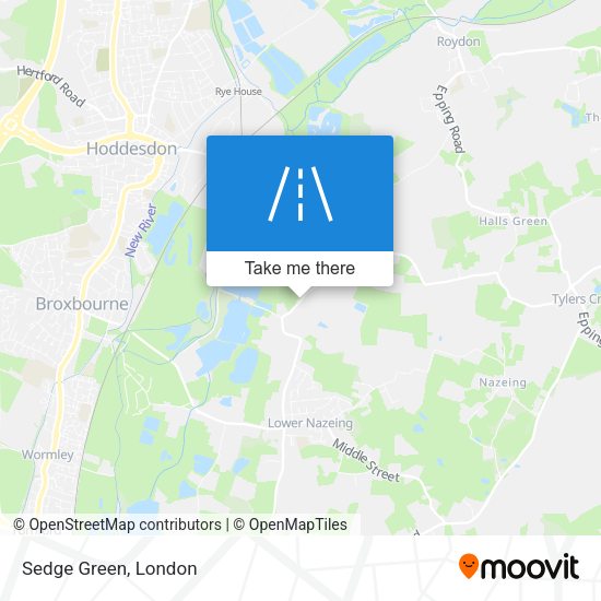 Sedge Green map