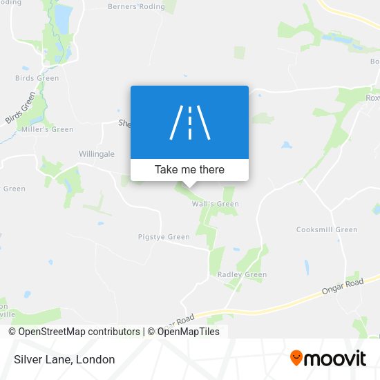 Silver Lane map