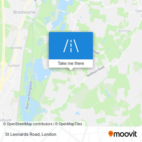 St Leonards Road map