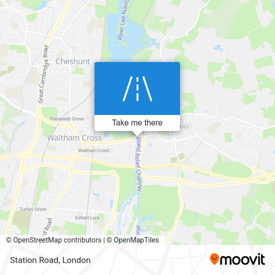 Station Road map