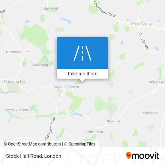 Stock Hall Road map