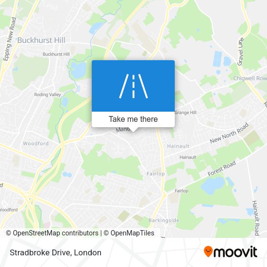 Stradbroke Drive map