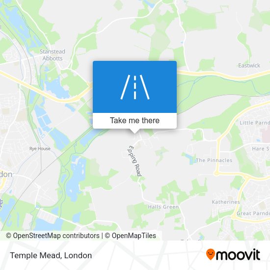 Temple Mead map