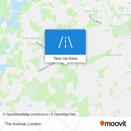 The Avenue map