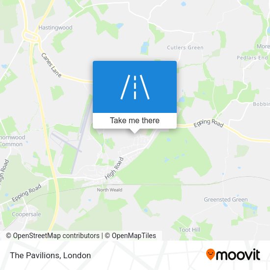 The Pavilions map