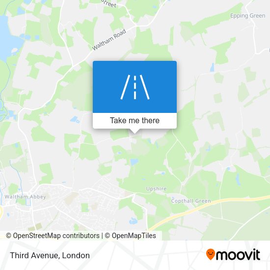 Third Avenue map