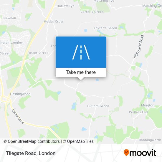 Tilegate Road map