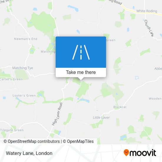 Watery Lane map